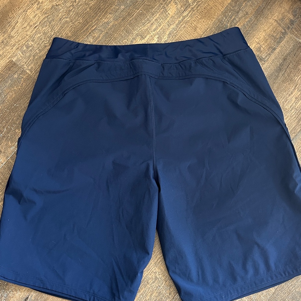 Lands' End Navy Athletic Shorts with Pockets Board Quickly Dry Size 16 - Picture 4 of 7
